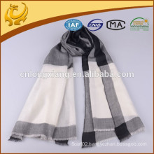 Classical Checked Style Yarn Dyed 100% Pure Cashmere Scarf,Wholesale Custom Fashion Winter Scarves